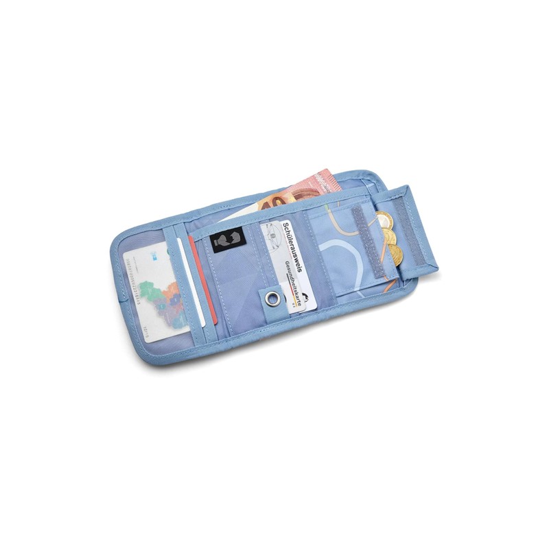 satch Wallet for Boys and Girls with Window, Coin Pocket