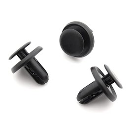 VVO Fasteners Black Plastic Clips Tailgate Trim Compatible with Some Mitsubishi Outlander (Including PHEV), ASX, Eclipse Cross, Mirage (Pack of 10 Clips)