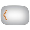 Burco 4086S Flat Driver Side Power Replacement Mirror Glass for