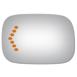 Burco 4086S Flat Driver Side Power Replacement Mirror Glass for 05-10 Toyota Avalon (2005, 2006, 2007, 2008, 2009, 2010)