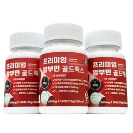 Premium Albumin Goldrex High-Concentration Egg White Albumin 120 Tablets, 6 Pieces / 프리미엄 알부민 골드렉스 고함량 난백 알부민 120정, 6개
