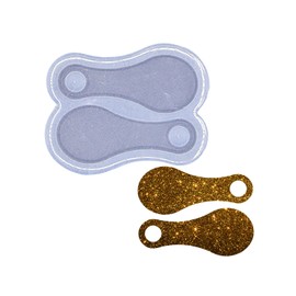 Super Glossy Shopping Cart Token Shaped Silicone Mold for DIY Shopping Trolley Tokens Key Rings for DIY Keychains for Trolley Remover Resin Craft Making