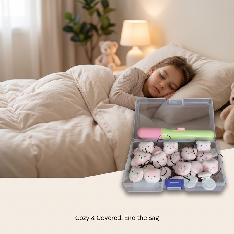 obakha Bed Sheet Clips Set 16 Pcs, Needle Free Duvet