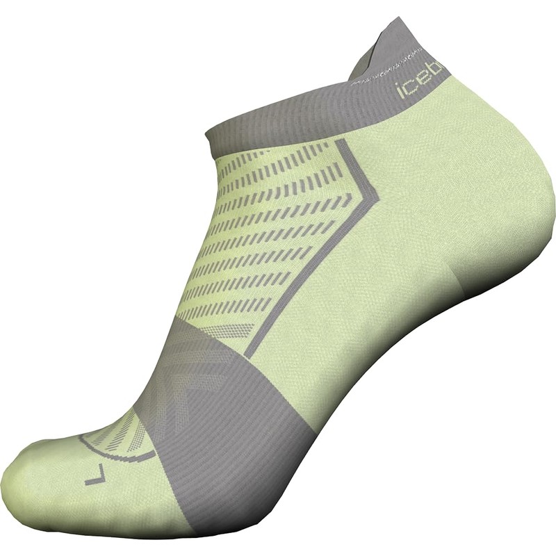 Icebreaker Men's Merino Blend Run+ Ultralight Micro Socks - Ashen/Alloy