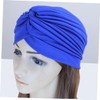 Sosoport Elastic Cotton Turban Hat Baotou Turtleneck for Women Warm