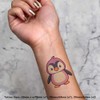 4 x 'Cute Penguin Kawaii Style' Temporary Tattoos - Water