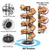 WOODLAND ACRES Rotating Spiral Egg Dispensing Rack, Skelter, Countertop storage