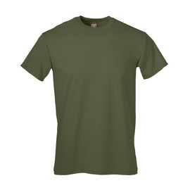 Soffe Men's 3 Pack - 100% Cotton Military Tee, OD Green, Small