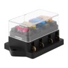 Fuse Holder Dustproof Fuse Block Black 1-40A Medium Blade for