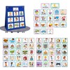 zalati Children's Calendar Chart Children's Visual Schedule Wall Daily Planner