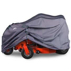 PALON L Size Riding Lawn Mower Cover, 79 x 46 x 55 inch Lawn Tractor, Heavy Duty Lawnmower Waterproof, Sun Protection, Mower 55 inch Deck, Garden Tractor Gray