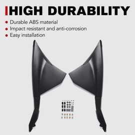 A & UTV PRO Front Fenders Kit for Can Am Maverick X3 / X3 MAX 2017-2024 All Models Accessories, Replace # OEM 705012456, 705012457, Black, 2PCS