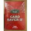 Cardboard Gold Card Saver II Semi-Rigid Plastic Holders Cardboard Gold