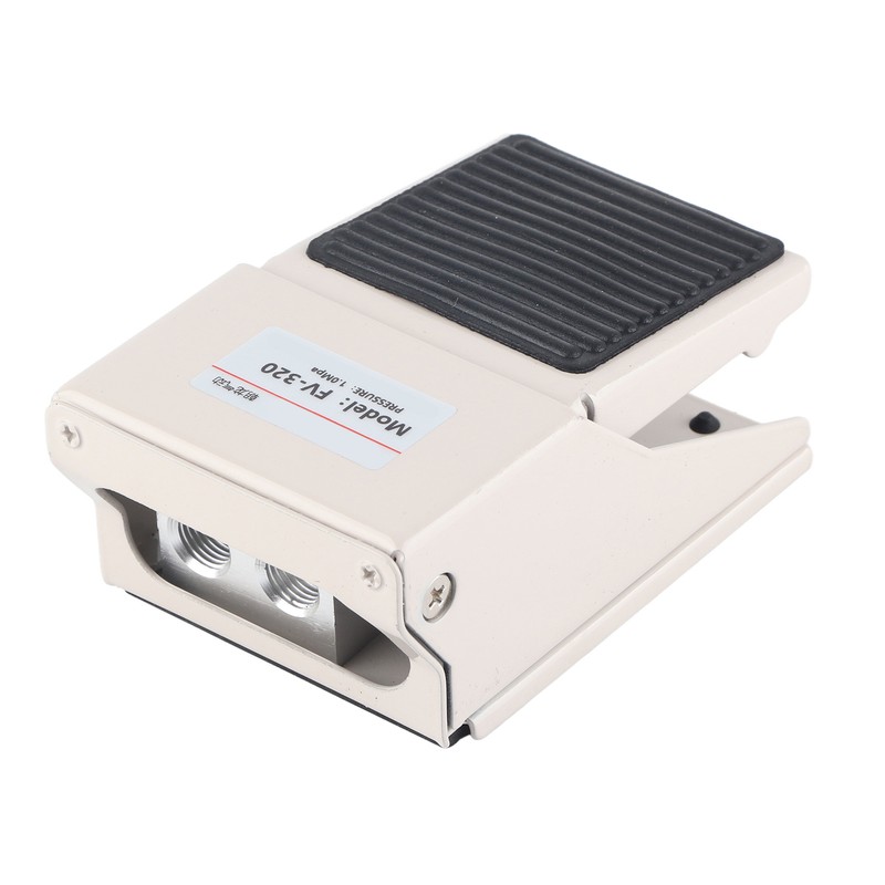 Pneumatic Pedal Valve Two Position Three Way Threaded Non Slip