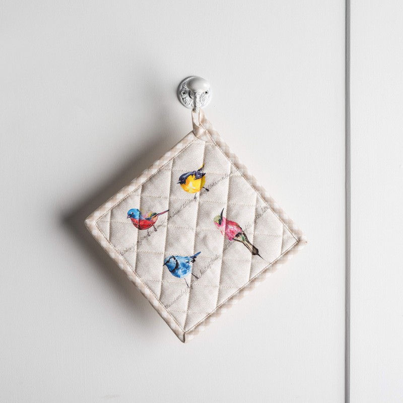 Maison d' Hermine Birdies On Wire 100% Cotton Pot Holder,