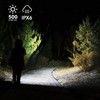 RovyVon E7R Keychain Flashlight, Glow in the Dark Dual Power