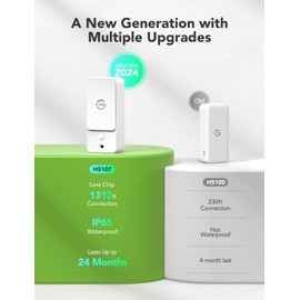 GoveeLife Indoor WiFi Thermometer Hygrometer 3Pack, Smart Humidity Temperature Sensor with IP 65 Waterproof, App Notifications, 2-Year Free Data Storage Export, Temperature Humidity for Home Patio