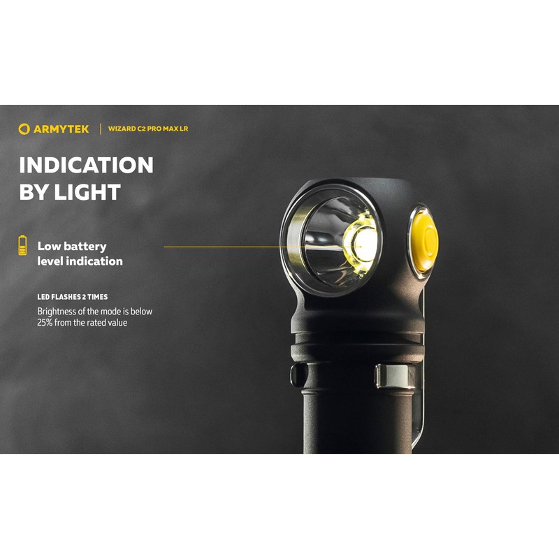 Armytek Wizard C2 Pro Max LR - 3870 Lumens Warm