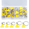 Glvaner Hose Bands, Stainless Steel, Set of 30, 5 Sizes,
