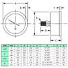 2" Oil Filled Vacuum Pressure Gauge - Stainless Steel Case,
