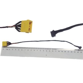 DC-in Jack for Ideapad Yoga 13 11201285 145500057 145500058 Yoga 13 20175 Yoga13 Touch 13-5934 13-5935 145500046, DC Power Jack Harness Port Connector Socket with Wire Cable.