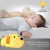 Silicone LED Papa Puppy Night Light Touch Sensor Switching Night