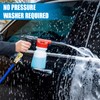 ZIMISI Car Wash Foam Gun, Foam Cannon for Garden Hose,