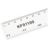 Q-Connect Ruler Shatterproof 300mm White (Inches on one side and