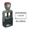 Printtoo Heavy Duty Dater Stamp with Invoiced by Text Self