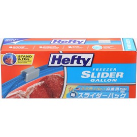Toyo Aluminum Hefty Slider Bags, Large, 15 Pieces, For Freezing and Defrosting, Clear