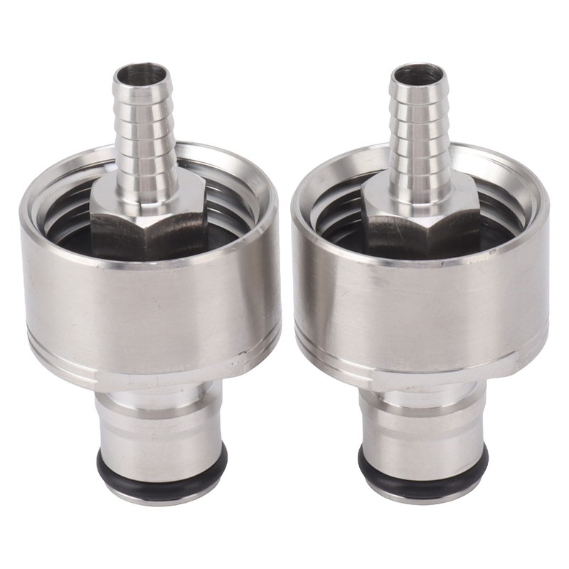 2PCS Stainless Steel Carbonation Cap Forced Carbonation PET Bottle Filling