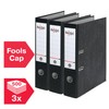 Rexel Foolscap Lever Arch File Black 75mm Spine Width 2115548