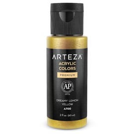 ARTEZA ARTZ-9991 Art-Paints, 4 Fl Oz (Pack of 1), Y8 Dreamy Lemon Yellow