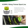 For RYOBI 6Pack For Ryobi Twisted Trimmer Line Spool For