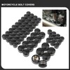 62PCS Motorcycle Bolt Covers Engine Head Bolts Toppers Cap for