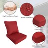 Localive 24x24 inch Outdoor/Indoor Deep Seat Patio Cushions Set of
