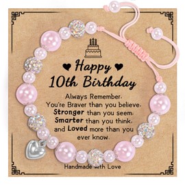 GBTBYS Happy Birthday Bracelet, Birthday Gifts for Sister Friend Ten