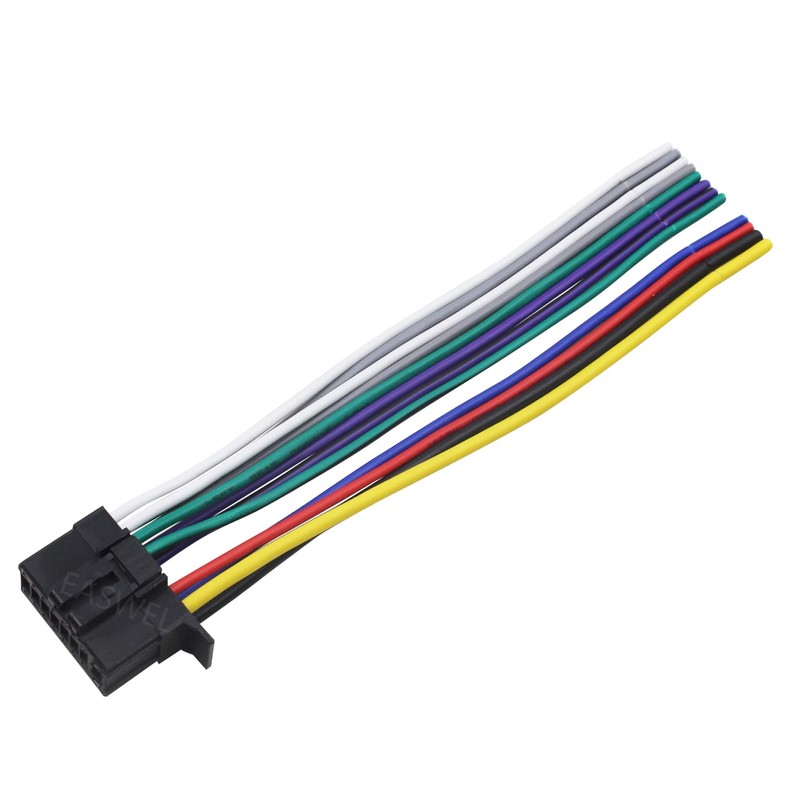 EASWEL Wire Harness for Pioneer DEH-S31BT, DEHS4000BT, DEH-S4000BT (Flat Ribbon,