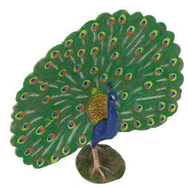ANGGREK Home Decor Eco-Friendly Kids Toy Peacock Model Peacock Ornament for Home Office (M-1434 Peacock)