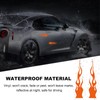 DXNQ 4 PCS Car Flame Reflective Stickers, Waterproof & Durable,