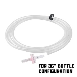Giraffe Bottle Replacement Tube/Valve Kit for Tower Hands Free System, 36 inch Neck