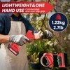 Electric Pruning Shears,1.6"Cordless Pruning Shears for Gardening,SK7 Blades,800W Brushless Motor,Battery