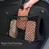 BetterJonny 2pcs Car Mesh Cargo Net, 25X55cm Cargo Nylon Net