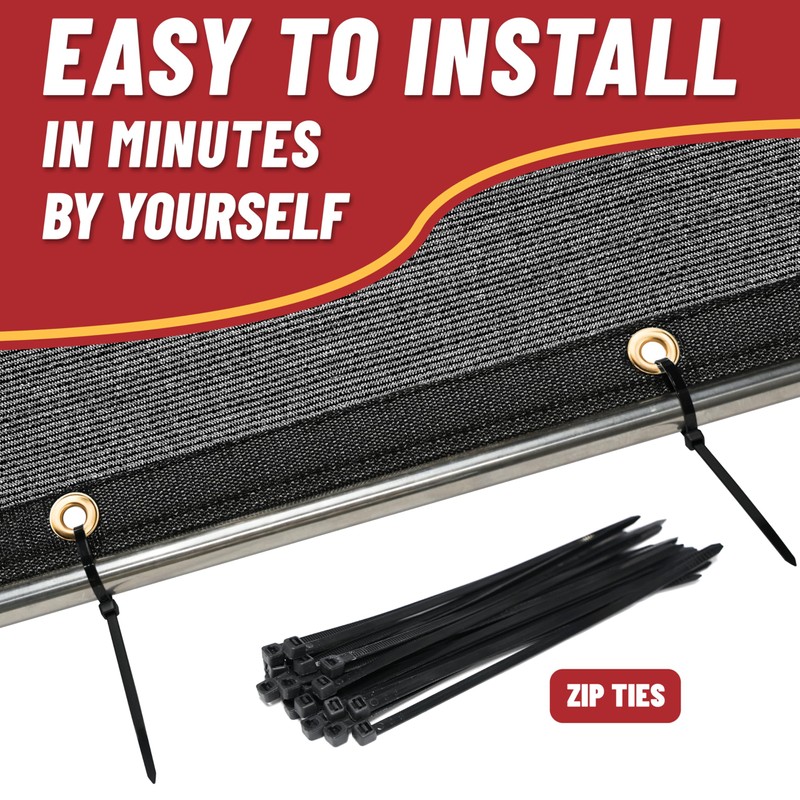 ShadeMart 9' x 22' Turquoise 90% Shade Cloth, Custom Size