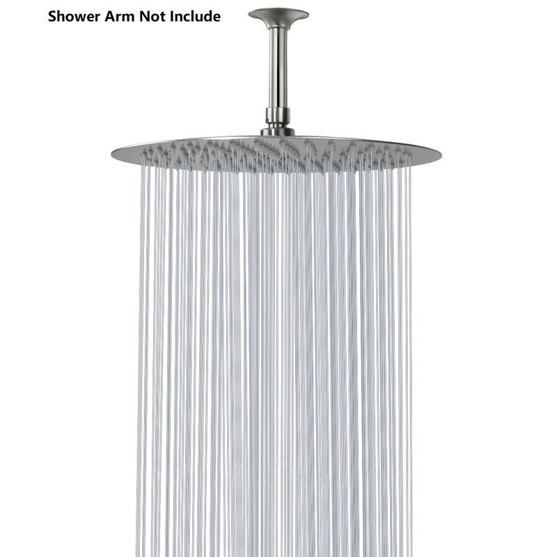 NearMoon Rain Shower Head, Ultra-Thin Design-Pressure Boosting, Awesome Some Experience,