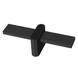 Liberty P43223C-FB 3 1/2" Modern Knurled Cabinet & Drawer Knob Flat Black