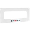 KOTARBAU® Wall Flange 204 x 60 mm Wall Plate Plastic