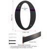 Modern Extra Large House Number, Solid Steel in Black, Fine