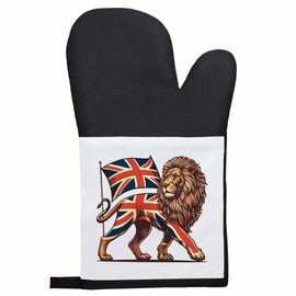 Azeeda Lion with Union Jack Oven Glove / Mitt (OG00049599)