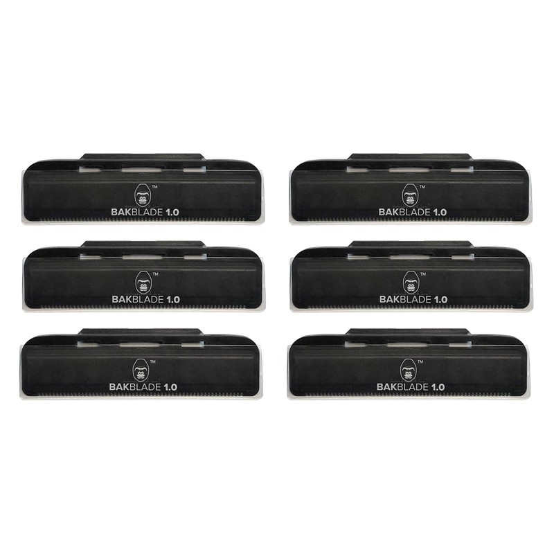 Paquete de cartuchos de repuesto para afeitadora baKblade 1.0 para
